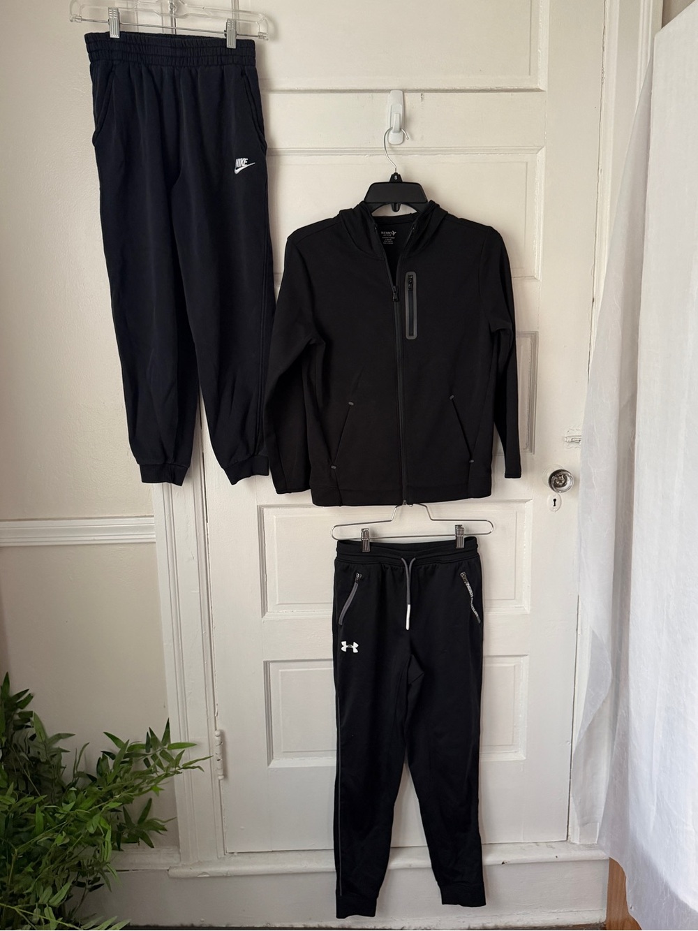 Boys Nike Under Armour Old Navy Athletic Sweatshirt & Sweatpants Bundle Lg